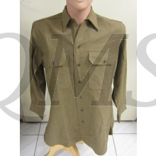 Shirt, Flannel, O.D. Coat Style (Overhemd manschappen WW2)