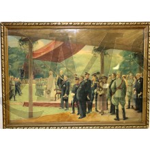Ingelijste prent BVL landstormdag 7 juni 1937