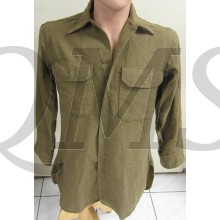 Shirt, Flannel, O.D. Coat Style (Overhemd manschappen WW2)