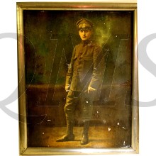 Schilderij soldaat 13 Regiment Infanterie rond 1912