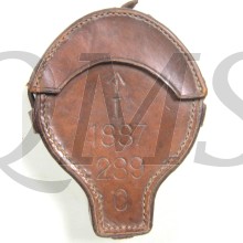 Boer War / WW1 period Prismatic leather compass pouch