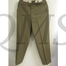 Trousers , wool serge special OD light shade, 