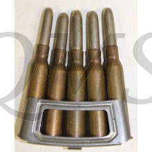 Magazijnclip M95 met 5 inerte patronen en stalen koppen