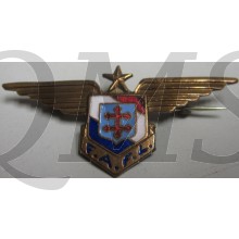  WWII Shirt Size Free French Air Force (FAFL) Pilot Wing/Branch of Service Badge
