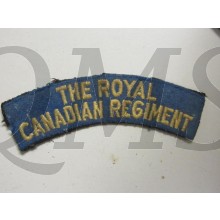 The royal Canadian Regiment