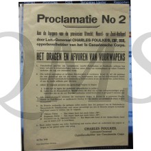 Handout/Flyer Proclamatie No2 12 mei 1945