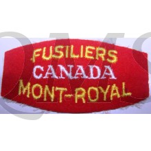 The regiment mobilized the Les Fusiliers Mont-Royal, CASF for active service on 1 September 1939. It was redesignated as the 1st Battalion, Les Fusiliers Mont-Royal, CASF on 7 November 1940. It embarked for garrison duty in Iceland with "Z" Force on 1 Jul