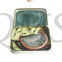 Dust goggles WW2  in tin (WO2 Stofbril in blik)