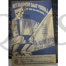 Bladmuziek "Het Regiment gaat voorbij" (de Kie-Ka-Kolonel)