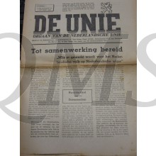 Krant de Unie no 7 5 oktober 1940