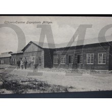 Prent briefkaart 1910 Officiers Cantine Legerplaats Millingen