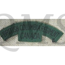 The British Columbia Regiment (Duke of Connaught's Own) canvas