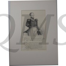 Lithografie Luitenant Generaal J van Geen