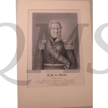 Lithografie Luitenant Generaal H.M. de Kock