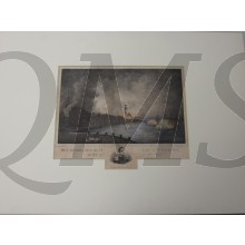 Lithografie Bombardement van Antwerpen