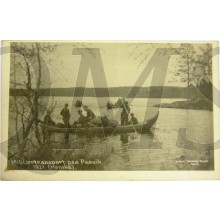 Postcard Militaertransport paa Pasvik 1921
