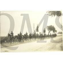 Postkarte Deutsche Soldaten reiten (mit pickelhaube)