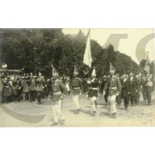 Postkarte Altkampfer Garde marschieren