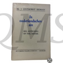 Brochure - In vaderlandschen zin - een antwoord op veel critiek