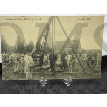 Prent briefkaart 1919 Kazerne vesting Artillerie Utrecht "Houten bok" 