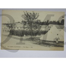 Carte Postale 1914 le Camp Dáuvours, une reveu