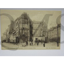 Carte Postale 1914 Bombardement van Antwerpen hoek der Vlierstraat te Berchem 7,8 en 9 oktober