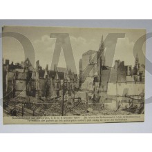 Carte Postale 1914 Bombardement van Antwerpen  schoenmarkt