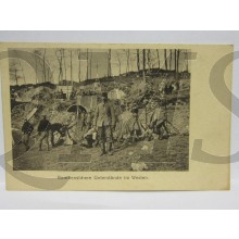 Postkarte 1916 Bombensichere Unterstande im Westen