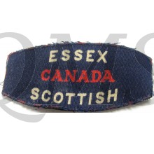 Shoulder title Essex Scottish Canada, 2nd Canadian Division