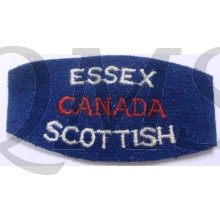 Shoulder title Essex Scottish Canada, 2nd Canadian Division 
