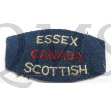 Shoulder title Essex Scottish Canada, 2nd Canadian Division 