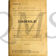 Oorlogszakboekje 1928 Korps rijdende artillerie 2e school batterij