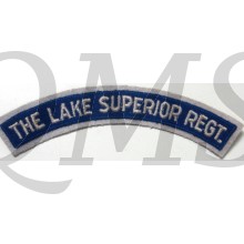 Shoulder title Lake Superior Regiment 