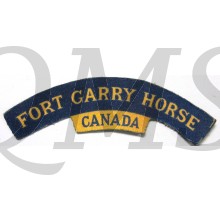 Shoulder title Fort Garry Horse (canvas)
