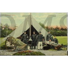 Prent briefkaart  mobilisatie 1914 Veld ambulance 1914