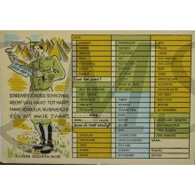 Prent briefkaart 1940 Schrijven zonder schrijven (lezende soldaat) Automatiek kaart
