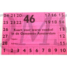 Kaart voor warm voedsel Gemeente Amsterdam Laanweg