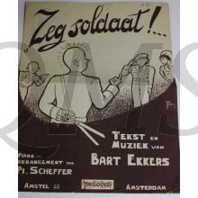 Zeg soldaat!  muziekblad rond 1945-50