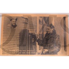 Prent briefkaart mobilisatie 1939 Verpand klant