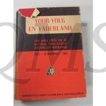 NSB Book 'Voor Volk en Vaderland' - 'tien jaren strijd van de NSB' (10 years of struggle of the NSB)
