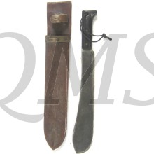 	Kapmes WO2 met leren schede (Machete WW2 with leather scabbard)