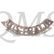 Shoulder title brass AUSTRALIA