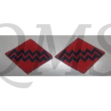 Pair 1st Canadian Corps RCA  formation patches, canvas