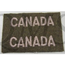 Set CANADA shoulderbadges