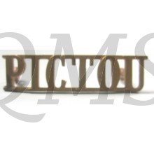 Shoulder title for the Pictou Highlanders