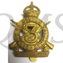 Cap badge County of London Yeomanry