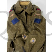 Battle dress  RSM 1944 4e RCA 2e Divisie (Battle dress 1944 RSM 4th RCA 2nd Division)