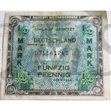Invasion money 1/2 Mark 1944