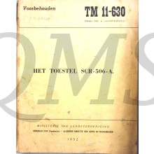 TM-11-630 Het toestel SCR-506-A