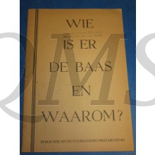 Brochure Wie is er de Baas en waarom?